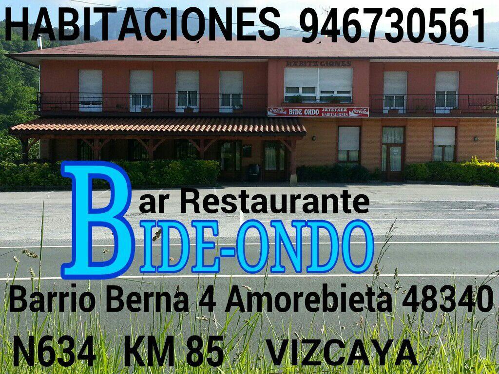 Pension Bide-Ondo Amorebieta-Etxano Luaran gambar