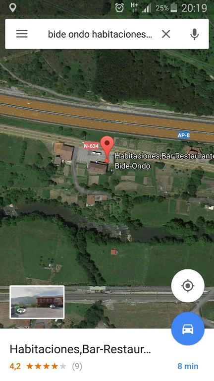 Pension Bide-Ondo Amorebieta-Etxano Luaran gambar